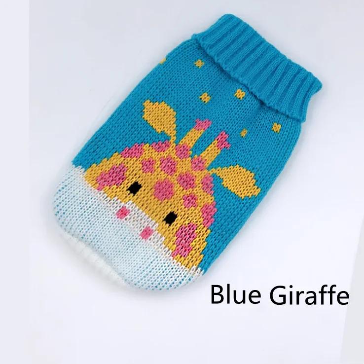 Winter Knitting Sweater For Small Medium Large Dogs, Dog Stripes Pullover Xmas Elk Big Dog Clothes Labrador Jumper Costume