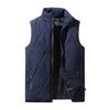 New down cotton vest autumn and winter couple warm vest Korean version trend removable hat outer wear thickened vest