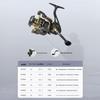 Universal Long Cast CNC Spinning Fishing Reel with Metal Head (1000~6000 Type)