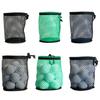 3 Piece/set Lightweight Nylon Mesh Golf Ball Bags Storage Organiser Case for Organized Storage and Adjustable Strap
