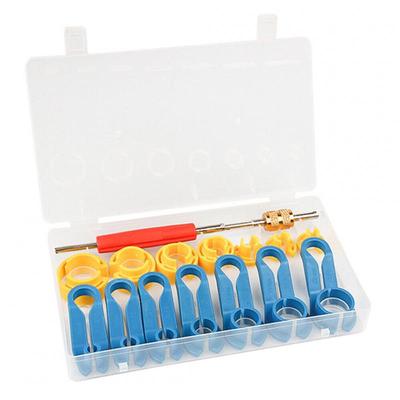 16-Piece Car AC Refrigerant Pipe Disassembly Tool Set