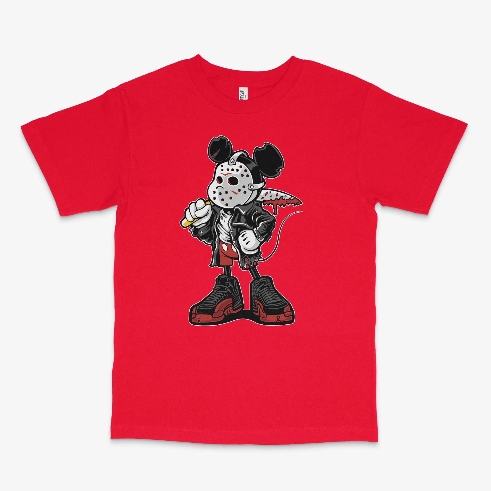 Mickey Jason Flu Game 12 s Red Tee L