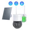 Solar-Powered Outdoor 360° WiFi Security Camera with Mobile Remote Access
