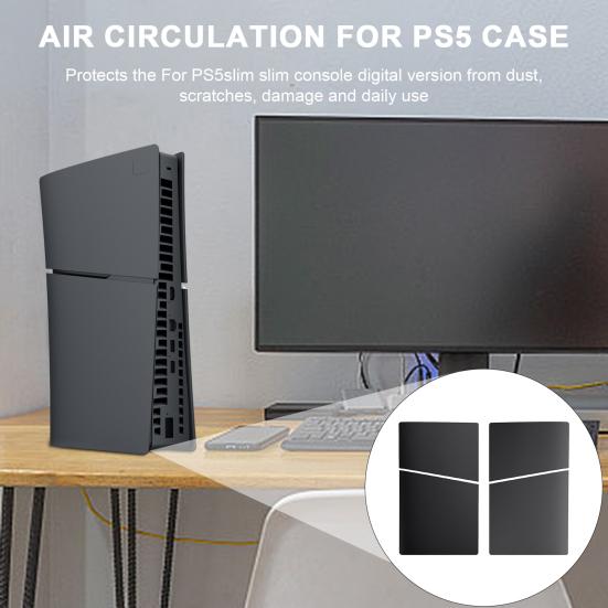 

Защитный чехол для игровой консоли, сменный корпус, конструкция рассеивания тепла, точно адаптированная, простая в установке, защитная крышка, жесткий чехол для PS5 Slim