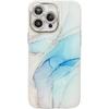 Electroplated marble pattern for iPhone16 mobile phone case Apple 15promax creative advanced sense foreign trade