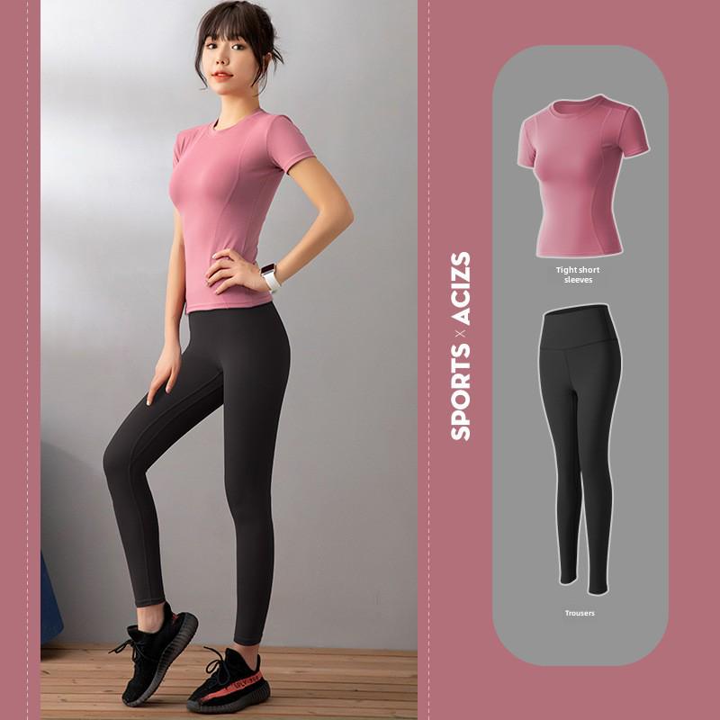 Juyitang Women's Summer Slim Fit Sexy Yoga & Running Sports Suit
