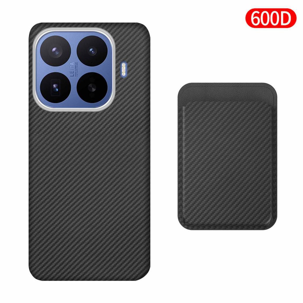 Per Xiaomi 17 T Pro/Xiaomi 17 T Custodia Tessuto Fibra Aramidica Kevlar Carbonio 600D 1500D Cover Rigida Sottile Magnetica Nera Sottile Leggera Rossa