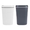 Motion Sensor Trash Can 18L Automatic Touchless Garbage Bin with Blue Luminous Press Ring for Bathroom Kitchen Living Room