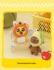 Genuine KAKAO FRIENDS Fruit Plush Doll Keychain Charm