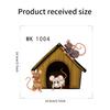 Cute 3D-style Cartoon Mouse Hole Wall Sticker Kitchen Living Room Kid Bedroom Wall Corner Decal Creative Fun Interior Decoration