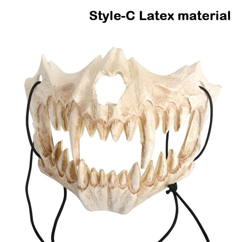 5 Styles Japanese Dragon God Mask Halloween Cosplay Resin Mask Eco-Friendly Animal Theme Party Animal Skull Mask Latex Mask