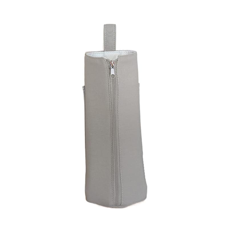 

Подставка для утюжка, Коврик-подставка для плойки с молнией, Термостойкая дорожная сумка для плойки, Легкий портативный выпрямитель для волос серый