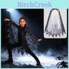 Halloween Spider Web Lace Cape For Kids And Adults Cosplay Party Costume