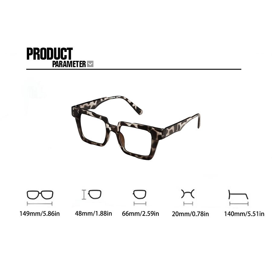 2pcs Women Classic Vintage Square Frame Fashion Y2K Clear SunGlasses For Daily Office School Life Reading Book Back To School