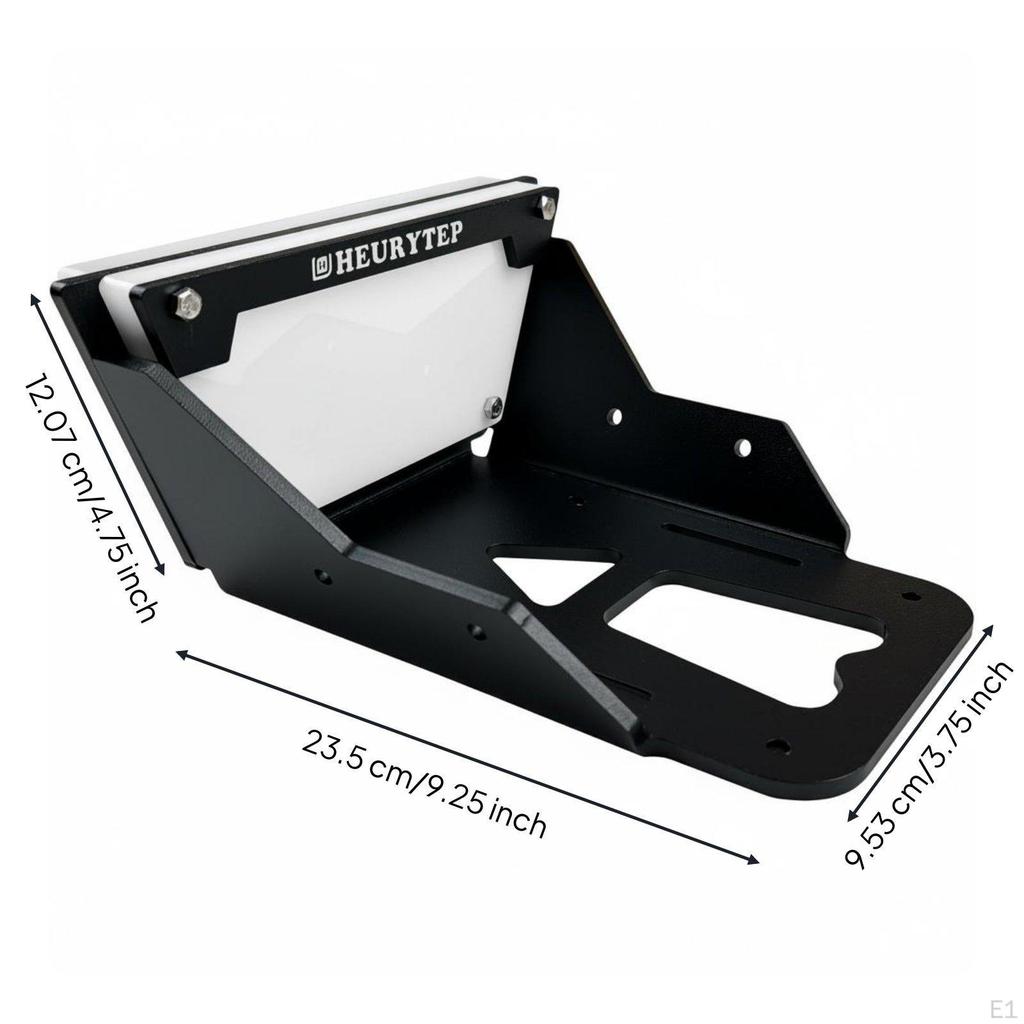 Inflatable Boat Motor Mount Steel Outboard Bracket Black Coated Marine