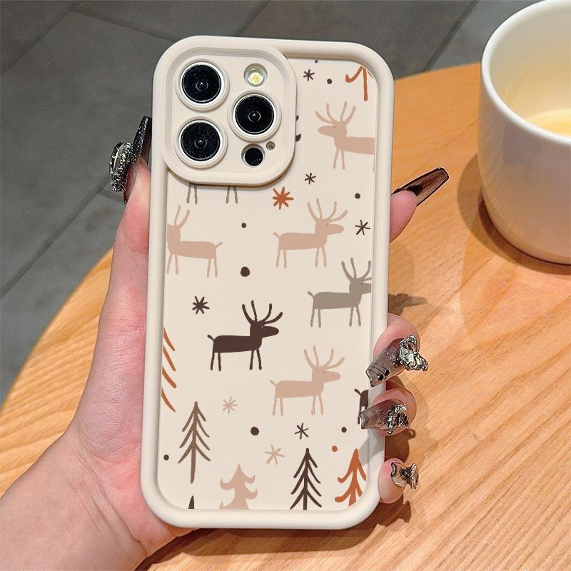 Christmas application Apple 16ProMax mobile phone case iphone15/14plus airbag anti-drop 13Pro/12/11