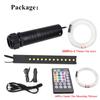 260Pcs 12V 6W Fiber Optic Car Roof Headliner Ceiling Star Meteor Light Kit App