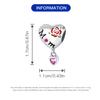 Beads Copper Charms Original Rose Flower Heart Beads Fit Bracelet Jewelry Diy Women Fine Gift Accessory
