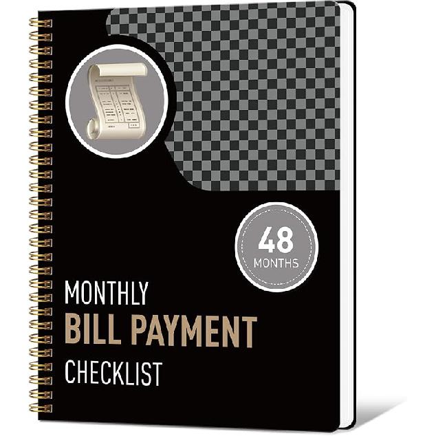 Undated Monthly Bill Payment - 48-Month Undated Financial Organizer with Income Tracker, Savings & Debt Management, Yearly Goals, Expense Tracking