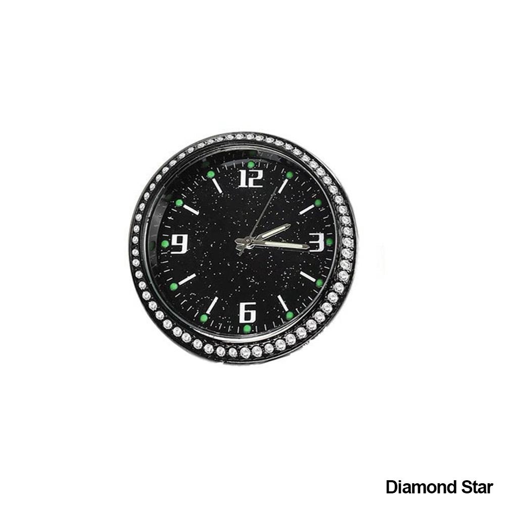 In-Car Mini Luminous Car Clock Automobiles Internal Stick-On Watch Mechanics Quartz Clocks Auto Ornament 40mm 43mm Digital Clock