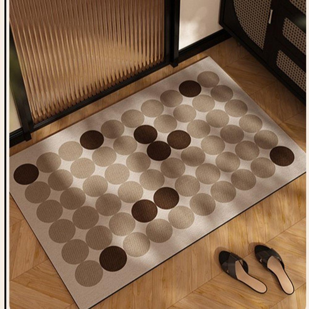 Kristal Fluweel Tapijt Frans Retro Badkamer/Toilet Waterdicht en Makkelijk te Onderhouden Tapijt Deurmat voor Slaapkamer Woondecoratie 40X60CM (1.3X2FT