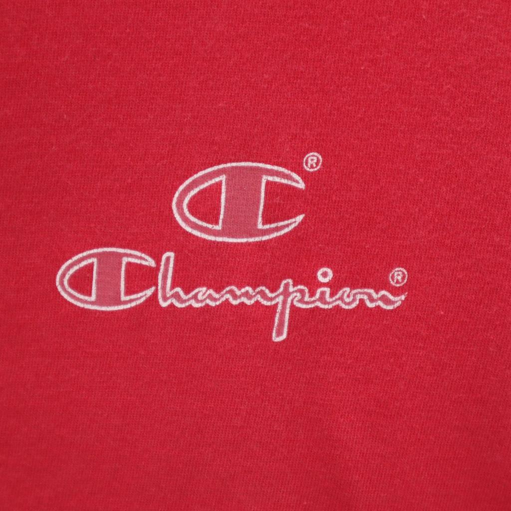 Champion 90s Old Short sleeve T-shirt M Red series Men's Used