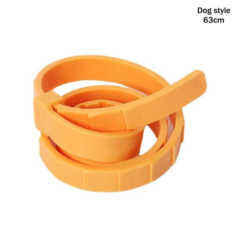 Pet Deworming Collar Natural Rubber Dog Collars Adjustable Cat Collars Waterproof Pet Neck Ring For Dogs And Cats To Repel Pest