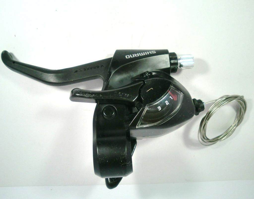 Shimano Shift Lever 3x7 Speed Left and Right Set Black 934 ST-EF41 7R/L 2-Finger