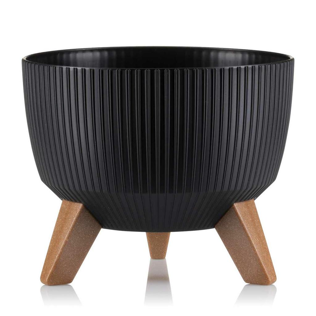 Donica Rosa Linea Eco Czarna 24Xh15 Cm