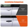 Kit di finiture per copri maniglia esterna porta in ABS Nero Lucido per Subaru Crosstrek 23-24