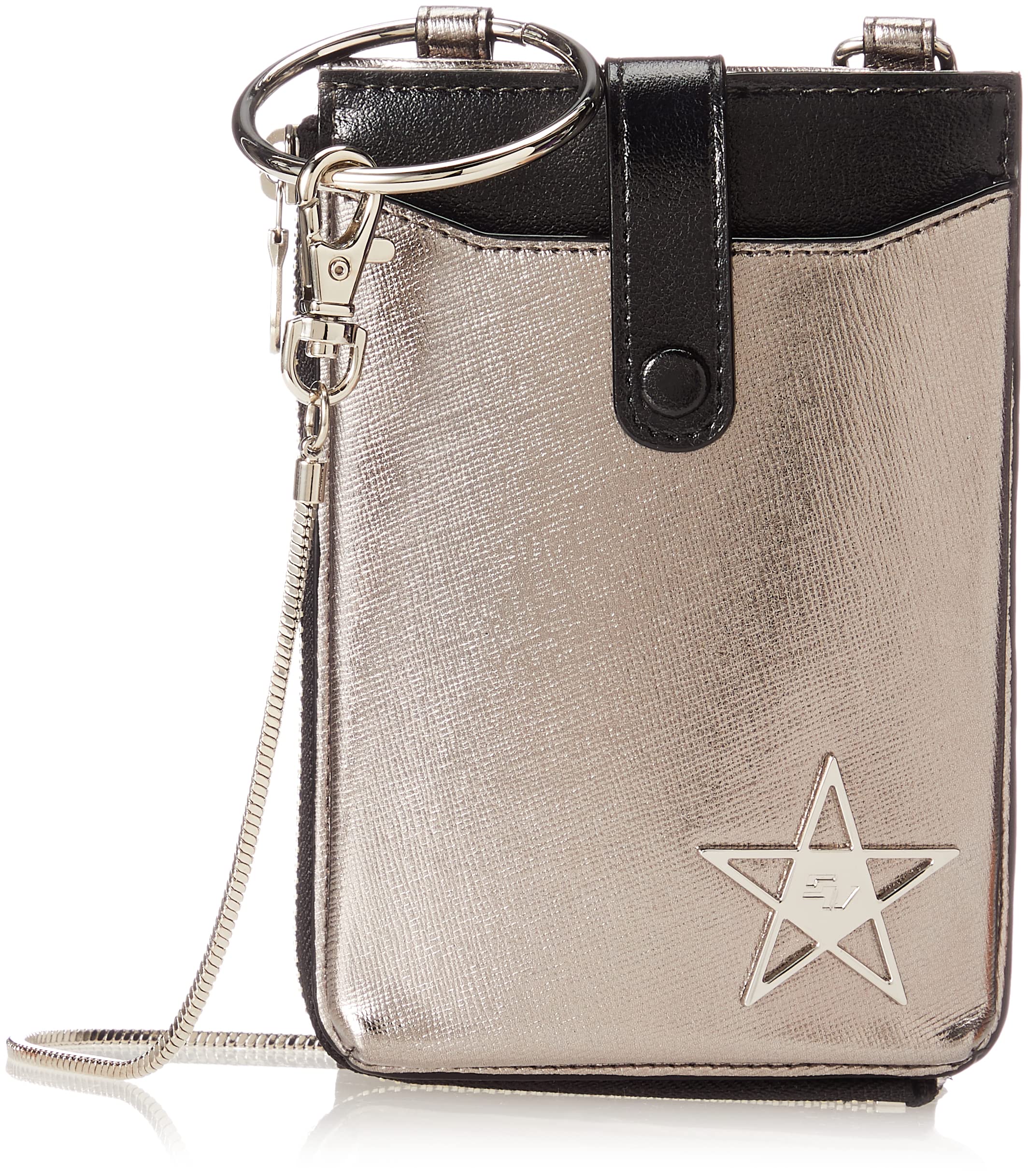 

Samantha Vega Gunmetal Wallet 72010200063 Women s Tri-fold