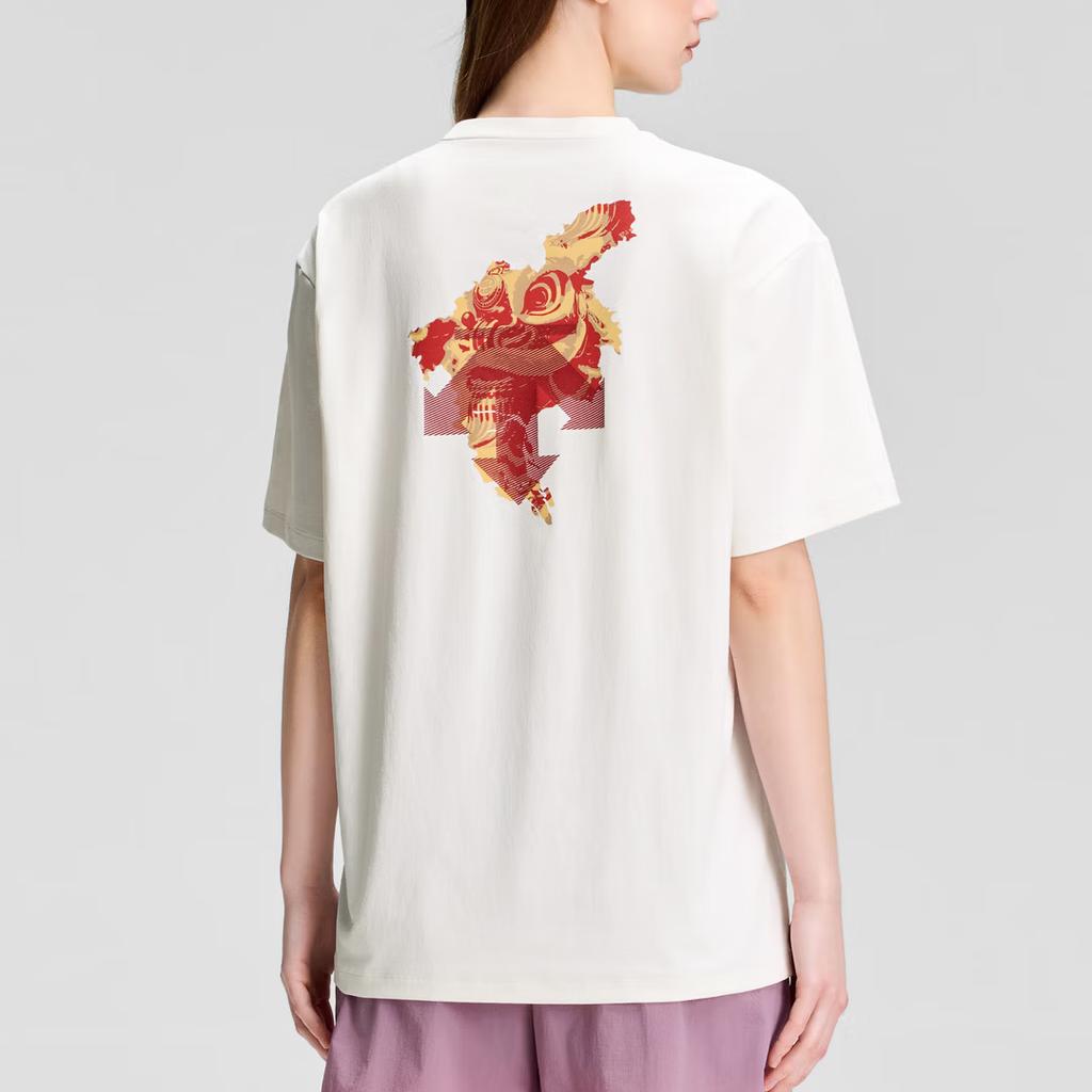 Descente Essential City Limited Guangzhou Crew Neck Pullover Short Sleeve T-Shirt Unisex T-Shirt D6233ETS79