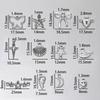 10Pcs/lot 12 Style Metal Alloy Cute Hollow Bow Charms Holiday Gifts Pendants For Jewelry Making DIY Handmade Craft
