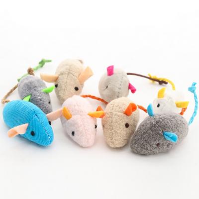 New! Colorful Plush Mouse Scratch-resistant Catnip Play Chase Exercise Toys Pet Supplies For Indoor Cat