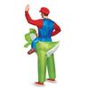 Disguise Super Mario Bros. Cosplay Costume, Mario & Yoshi, Adult Standard Size (Approx. 168-183cm)
