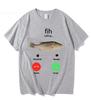 Fih Makes A Phone Call To Remind Me Of The Message Fish Tshirt Tshirt Malefemale Cotton Casual Tshirt Moisture Wicking