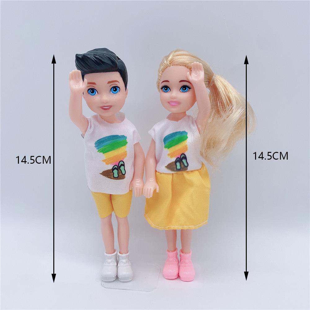 Doll Accessories Baby Doll Pregnant Mom Lady Father Dad Ken for Dolls Game Christmas Day Girl Birthday Gift, Assemble Required