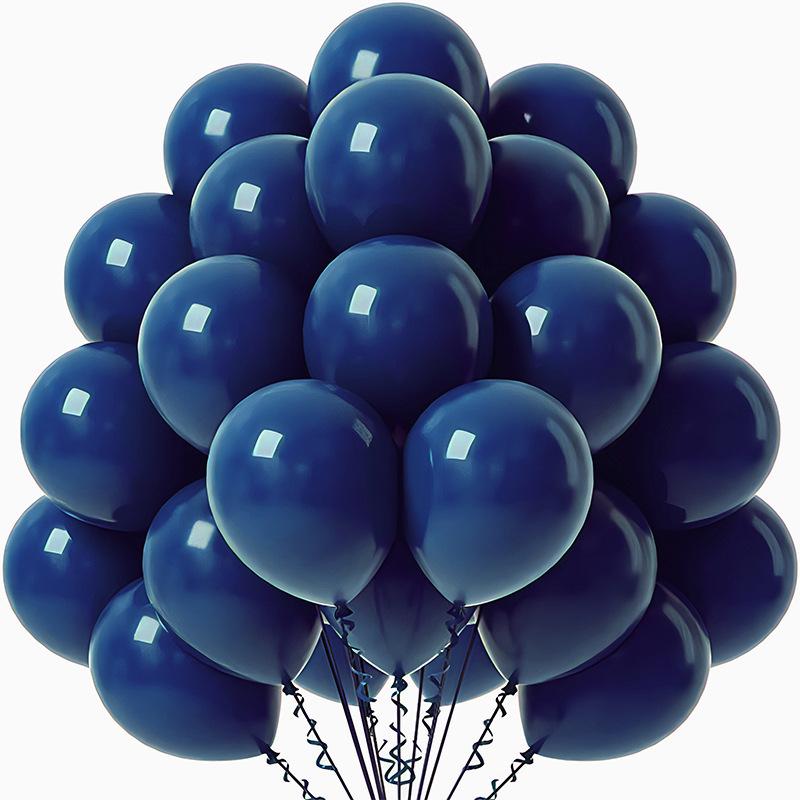 20-Pack 10-Inch Solid Color Balloons for Birthday, Wedding, or Event Decoration