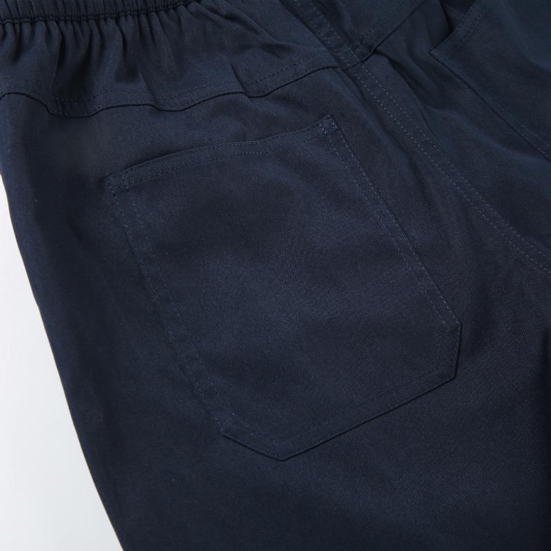 American Street Style Casual Cargo Pants - Solid Color, Low Rise, Loose Fit, Comfortable, Straight Leg with Pocket