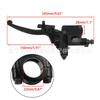 ATV Left Hand Brake Master Cylinder With Locking Mechanism Sand Buggy Quad Bike Modification