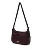 Primary Nylon Crossbody Bag - Burgundy