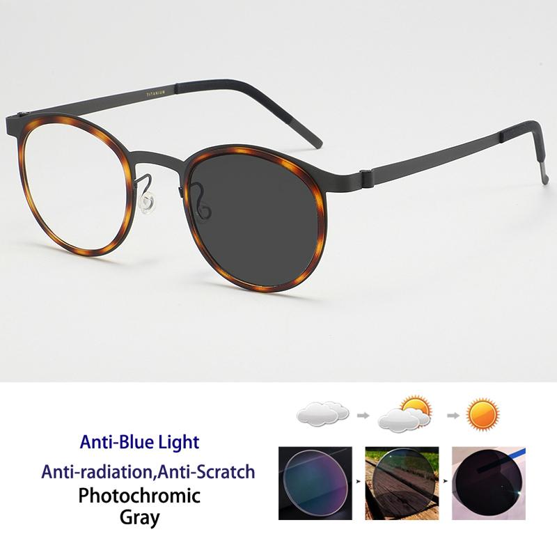 

Высококачественные фотохромные очки для чтения из чистого титана с защитой от синего света для мужчин и женщин, с овальным брендовым дизайном, очки для пресбиопии +6.0