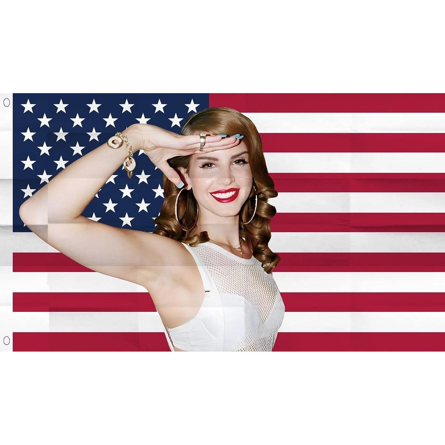 Tapestry of La Na Del Rey, United States Flag 75x100 чёрный