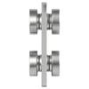 4 Wheel Trolley Assembly Rollers, 4 Pcs 499 Kg Load, Dual Bearing Trolley Assembly for 1-5/8" Wide and All 1-5/8" or Taller Strut Channel, Heavy Duty