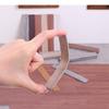 20Pcs 1/12 Miniature Dollhouse Wooden Floor Tiles Self-Adhesive Wood Grain Flooring Sticker 1:12 Scale Doll House Floor Decor