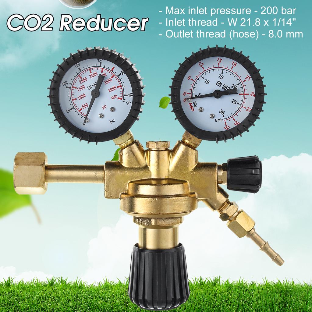 3500 PSI HTP Argon Co2 MIG TIG Flow Meter Regulator Welding Weld Flowmeter USA for sale online