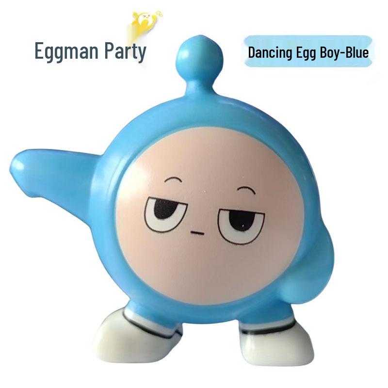 Dancing Egg Boy Slow Rebound Cartoon Decompression Pinch Toy