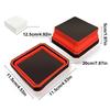 2 PCS Collapsible Magnetic Screw Tray Square Silicone Bowls with Magnetic Base Tool Organizer Stores and Organizes Small Parts