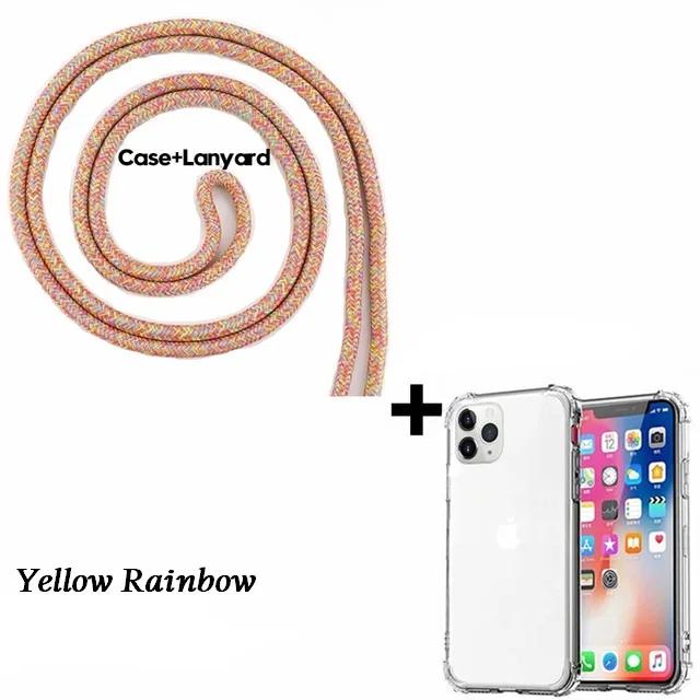 Crossbody Strap Cord Case for Samsung Galaxy A01 A72 A73 A12 A31 A41 A51 A71 A10 A40 A50 A70 A21S Necklace Funda Lanyard Coque