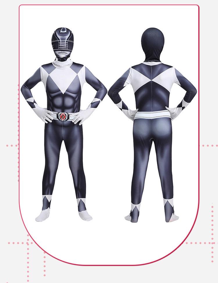 Children's Dinosaur Squadron Cosplay Jumpsuit - Halloween Party & Performance Costume